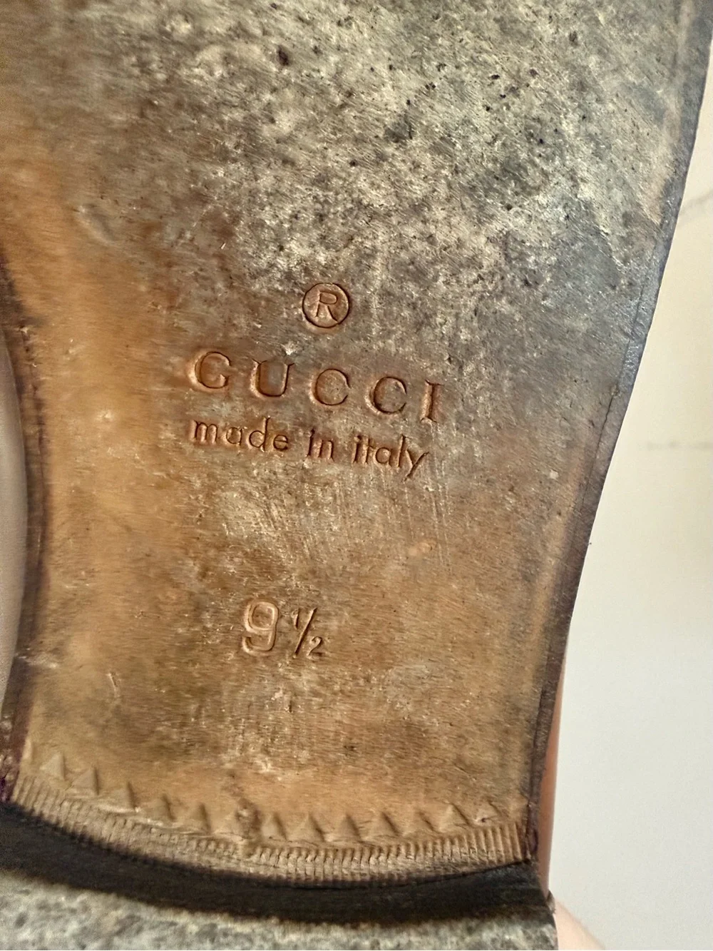 Gucci Jordaan Brown Leather Horsebit Loafers